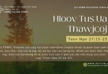 Hloov Tus Ua Thawjcoj – 1/12/2023