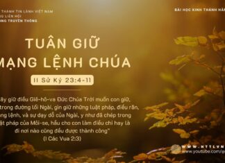 Tuân Giữ Mạng Lệnh Chúa – 10/11/2023