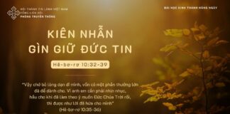 Kiên Nhẫn Gìn Giữ Đức Tin – 14/11/2023