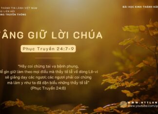 Vâng Giữ Lời Chúa – 16/11/2023