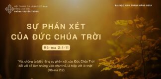Sự Phán Xét Của Đức Chúa Trời – 20/11/2023
