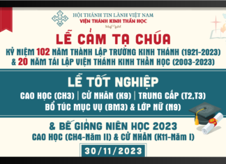 Tp.HCM: Khoảng 5.000 Người Về Viện Thánh Kinh Thần Học Dự Lễ Cảm Tạ Chúa, Tốt Nghiệp Và Bế Giảng Niên Học 2023