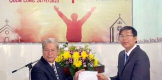 Tiền Giang: Lễ Cảm Tạ Và Công Bố Thành Lập Điểm Nhóm Quơn Long