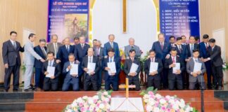 Bình Phước: Lễ Tấn Phong Mục Sư Khu Vực II Cho 8 Vị Mục Sư Nhiệm Chức
