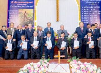 Bình Phước: Lễ Tấn Phong Mục Sư Khu Vực II Cho 8 Vị Mục Sư Nhiệm Chức