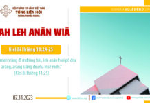 Rah Leh Anăn Wiă – 7/11/2023
