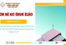 Hdơr Bĕ Kơ Ênuk Êlâo – 13/11/2013