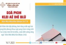 Djă Pioh Klei Aê Diê Blŭ – 16/11/2023