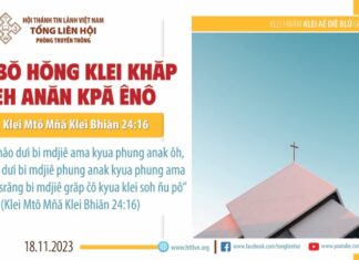 Pô Bŏ Hŏng Klei Khăp Leh Anăn Kpă Ênô – 18/11/2023