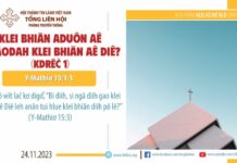Klei Bhiăn Aduôn Aê Amâodah Klei Bhiăn Aê Diê? (Kdrêč 1) – 24/11/2023