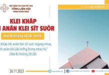 Klei Khăp Leh Anăn Klei Sĭt Suôr – 26/11/2023