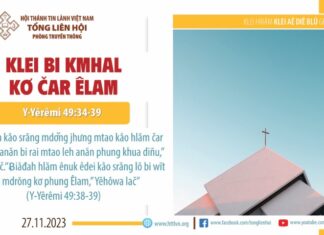Klei Bi Kmhal Kơ Čar Êlam – 27/11/2023