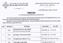 BĐD Tin Lành Tp.HCM Thông Báo V/v Tổ Chức Hoạt Động Thiếu Niên Khu Vực Tp.HCM Năm 2024