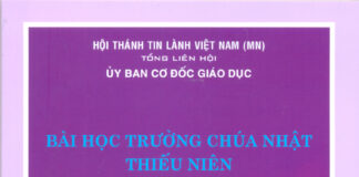 UB. CĐGD: Giới Thiệu Sách Trường Chúa Nhật Dành Cho Thiếu Niên (Tập 5)