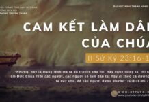 Cam Kết Làm Dân Của Chúa – 11/12/2023