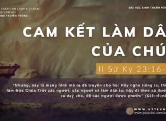 Cam Kết Làm Dân Của Chúa – 11/12/2023