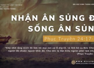 Nhận Ân Sủng Để Sống Ân Sủng – 15/12/2023