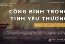 Công Bình Trong Tình Yêu Thương – 16/12/2023
