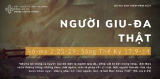 Người Giu-đa Thật – 19/12/2023