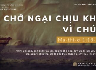 Chớ Ngại Chịu Khổ Vì Chúa – 23/12/2023
