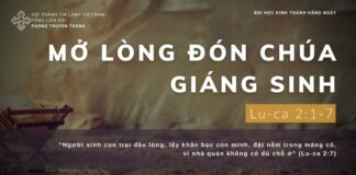 Mở Lòng Đón Chúa Giáng Sinh – 24/12/2023