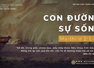 Con Đường Sự Sống – 25/12/2023