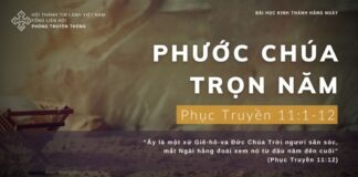 Phước Chúa Trọn Năm – 31/12/2023