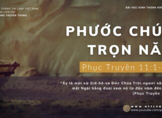 Phước Chúa Trọn Năm – 31/12/2023
