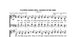 Bài hát: VUI MỪNG TRONG CHÚA