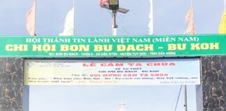 Đắk Nông: Chi Hội Bu Đach-Bu Koh Có Lễ Cảm Tạ Chúa Về Tư Thất