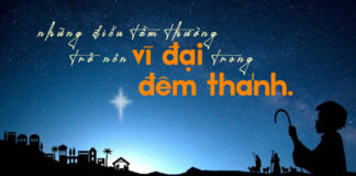 Thơ: NHỮNG ĐIỀU TẦM THƯỜNG TRỞ NÊN VĨ ĐẠI TRONG ĐÊM THÁNH