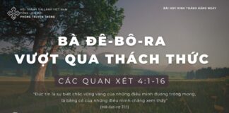 Bà Đê-bô-ra Vượt Qua Thách Thức – 10/1/2024