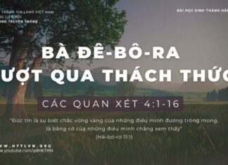Bà Đê-bô-ra Vượt Qua Thách Thức – 10/1/2024