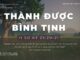 Thành Được Bình Tịnh – 11/1/2024