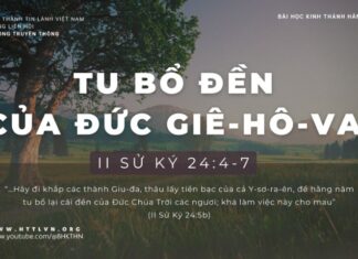 Tu Bổ Đền Của Đức Giê-hô-va – 13/1/2024
