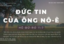 Đức Tin Của Ông Nô-ê – 15/1/2024