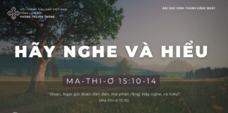 Hãy Nghe Và Hiểu – 25/1/2024