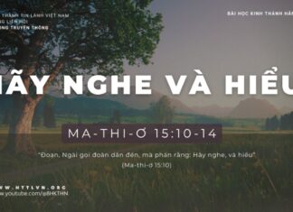 Hãy Nghe Và Hiểu – 25/1/2024