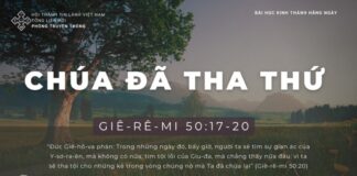 Chúa Đã Tha Thứ – 26/1/2024