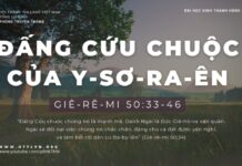 Đấng Cứu Chuộc Của Y-sơ-ra-ên – 27/1/2024