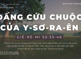 Đấng Cứu Chuộc Của Y-sơ-ra-ên – 27/1/2024