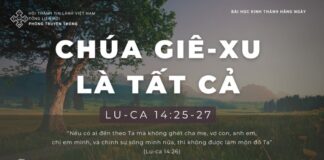Chúa Giê-xu Là Tất Cả – 3/1/2024