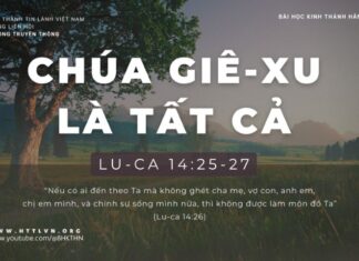 Chúa Giê-xu Là Tất Cả – 3/1/2024