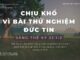 Chịu Khổ Vì Bài Thử Nghiệm Đức Tin – 6/1/2024