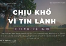 Chịu Khổ Vì Tin Lành – 9/1/2024