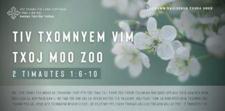 Tiv Txomnyem Vim Txoj Moo Zoo – 9/1/2024