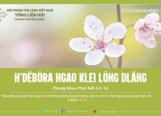 H’Dêbôra Hgao Klei Lông Dlăng – 10/1/2024