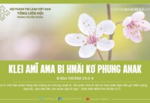 Klei Amĭ Ama Bi Hmăi Kơ Phung Anak – 12/1/2024