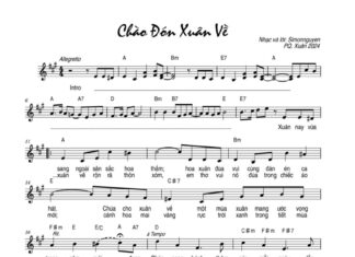 Bài hát: CHÀO ĐÓN XUÂN VỀ