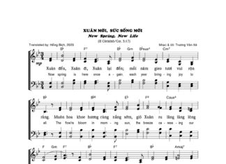 Bài hát: XUÂN MỚI, SỨC SỐNG MỚI